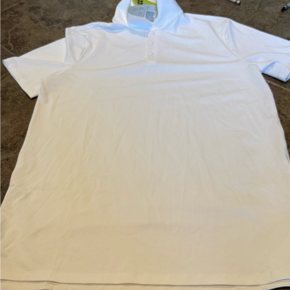 🍯Men's White Polo textured Shirt - Classic Short Sleeve